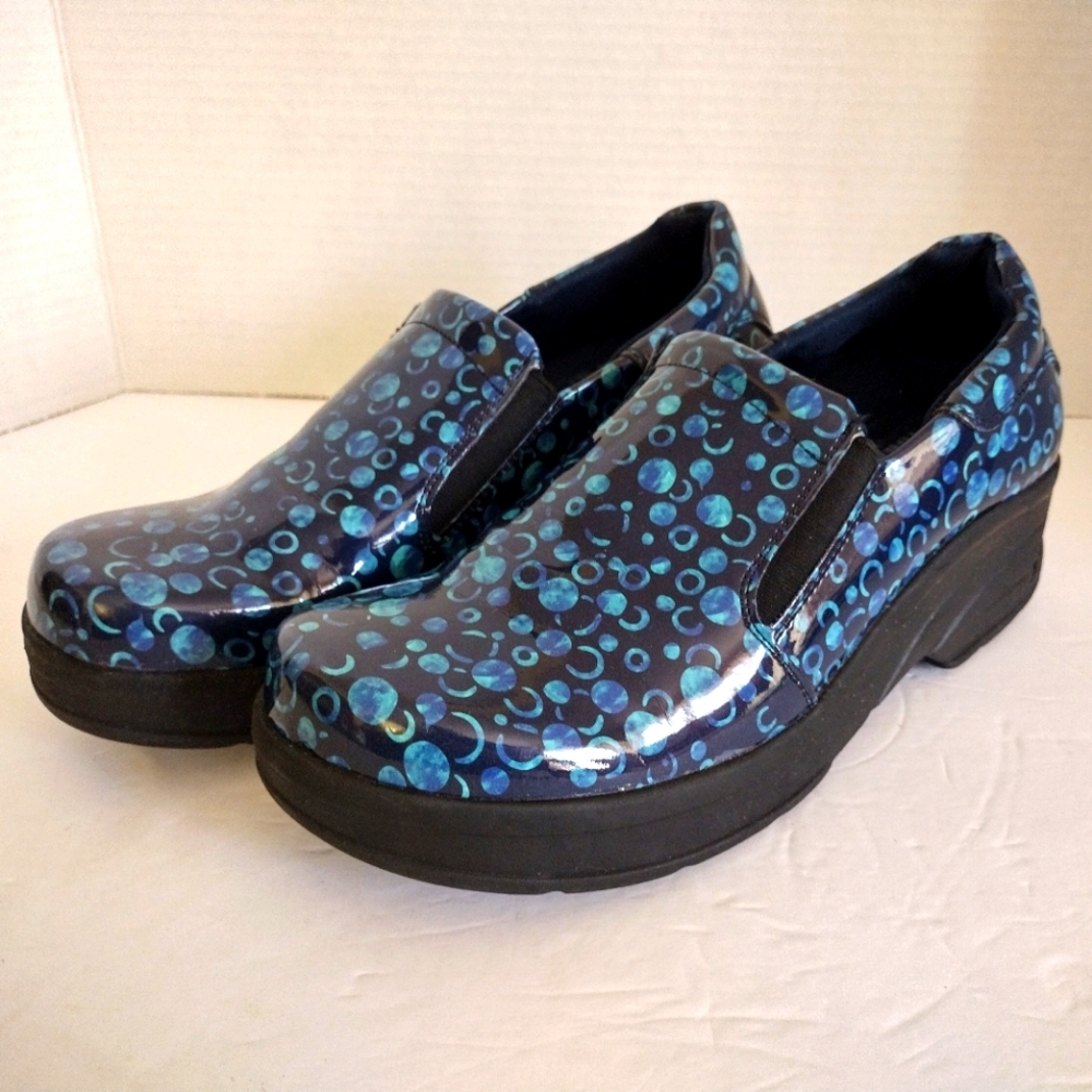 Easy Works By Easy Street Work Clogs Women's 8.5M Nurse Slip Resistant Blue